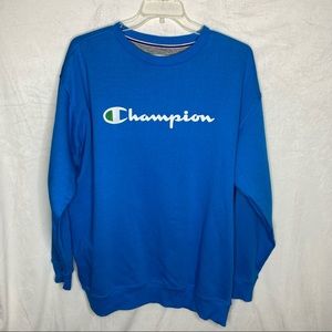 Champion crewneck spellout big and tall sweatshirt size 2XL